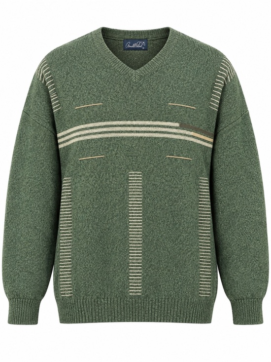 Arnold palmer Other - Vintage Arnold Palmer Wool Blend Golf Sweater Green Large V Neck Grandpa Core